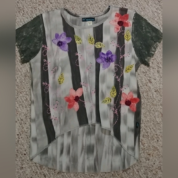 Leopards & Roses floral top - Picture 6 of 8